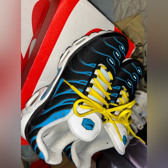 #Nike #AirMaxPlus #ElectricBlue #Size 10 #LikeNew #GreatCondition #NoBox - Picture 6 of 9
